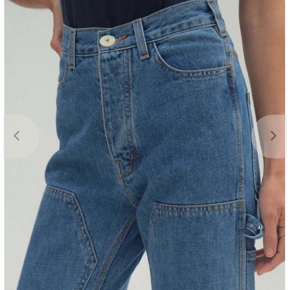 Brand new Jesse Kamm patch front handy jeans